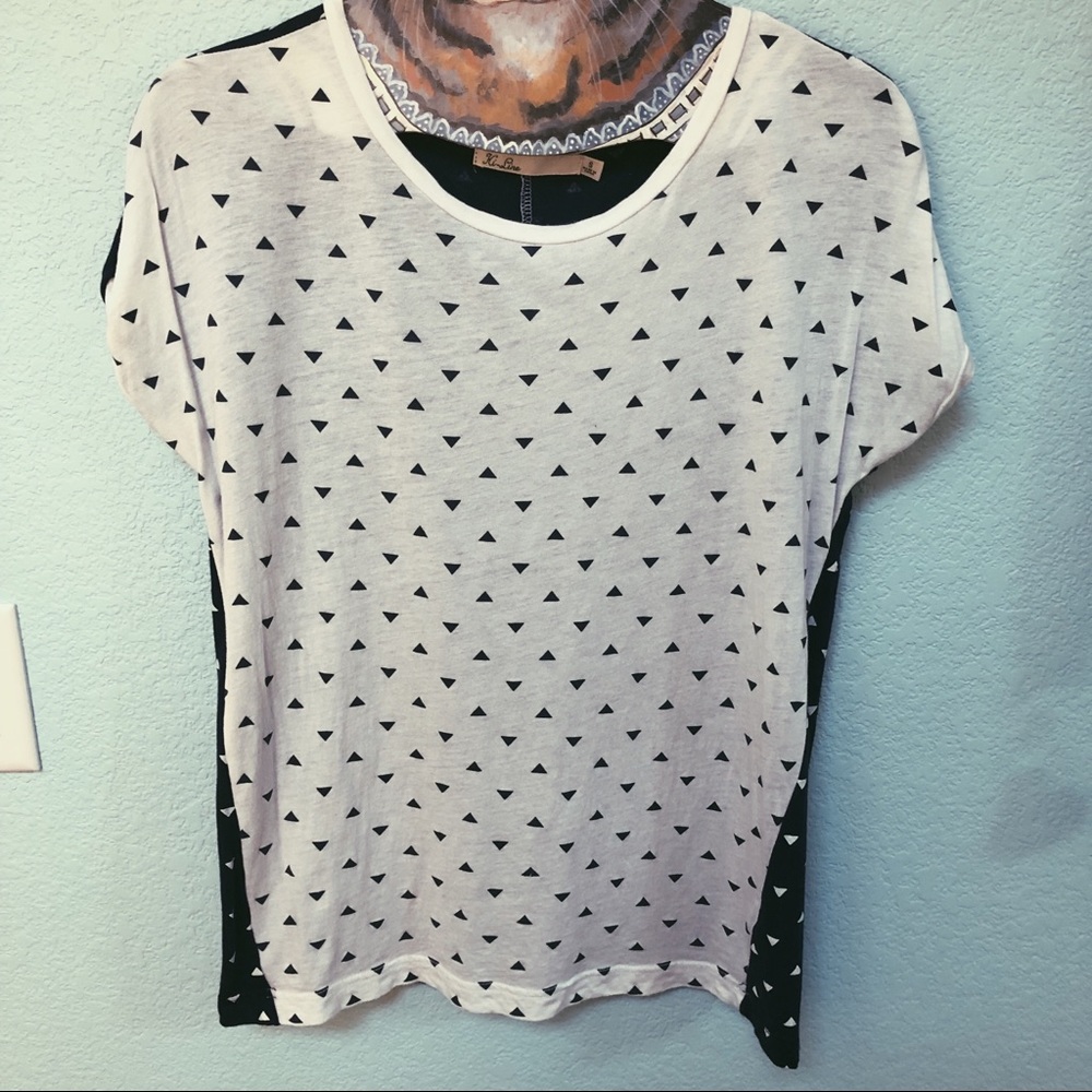 Madewell Hi-Line Two-Tone Triangle Shirt